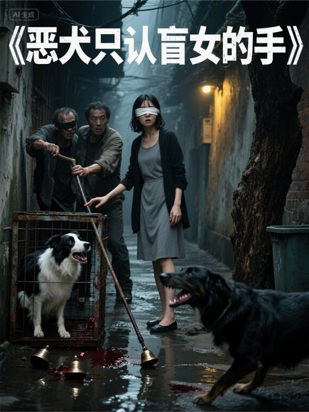 恶犬只认盲女的手