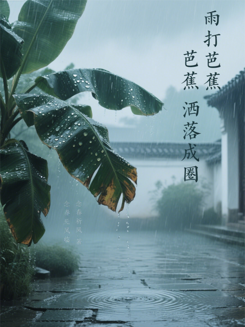 雨打芭蕉灑落成圈（念臨春芭蕉繃帶）獨家全章清爽版閱讀