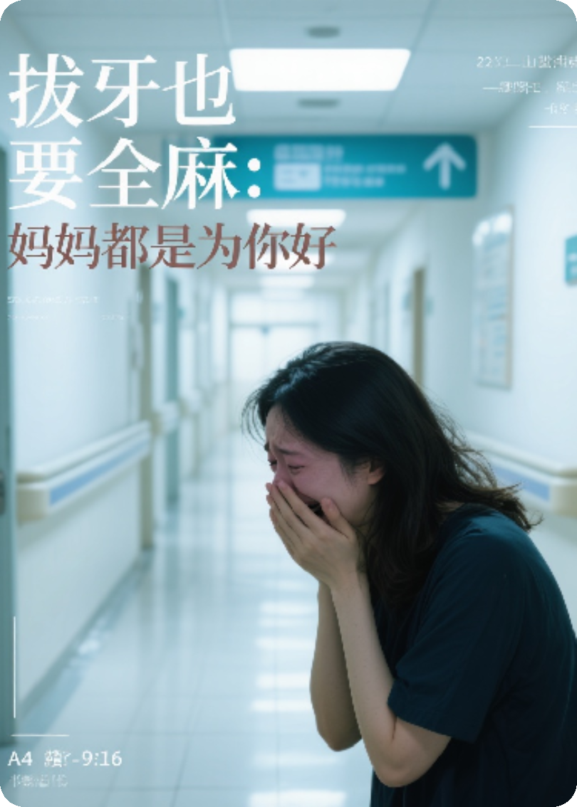 拔牙一定要全麻:媽媽都是為你好