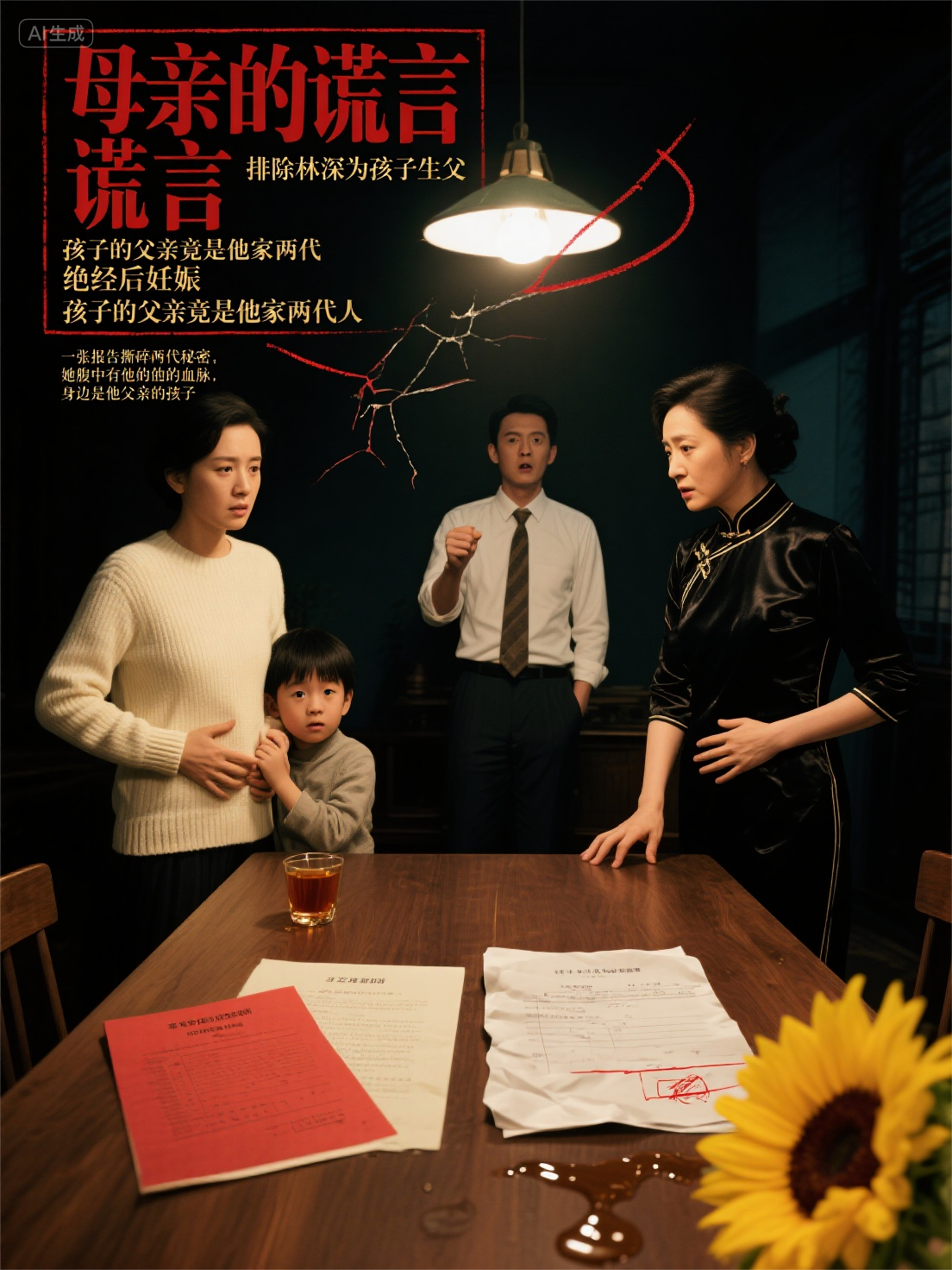 母親謊言孩子父親竟是他家兩代人