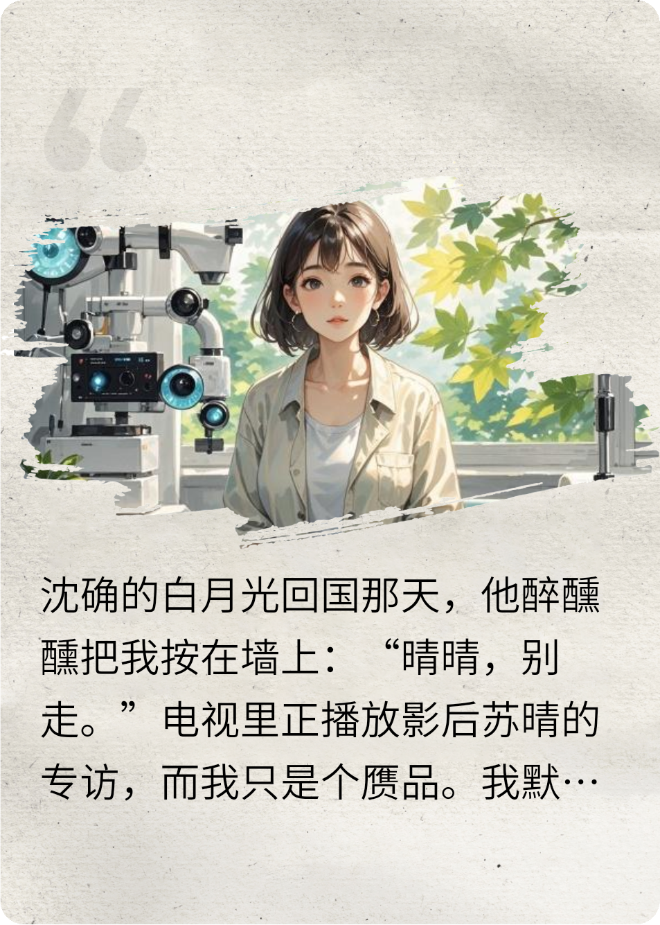 復(fù)明后我主刀他的換眼手術(shù)