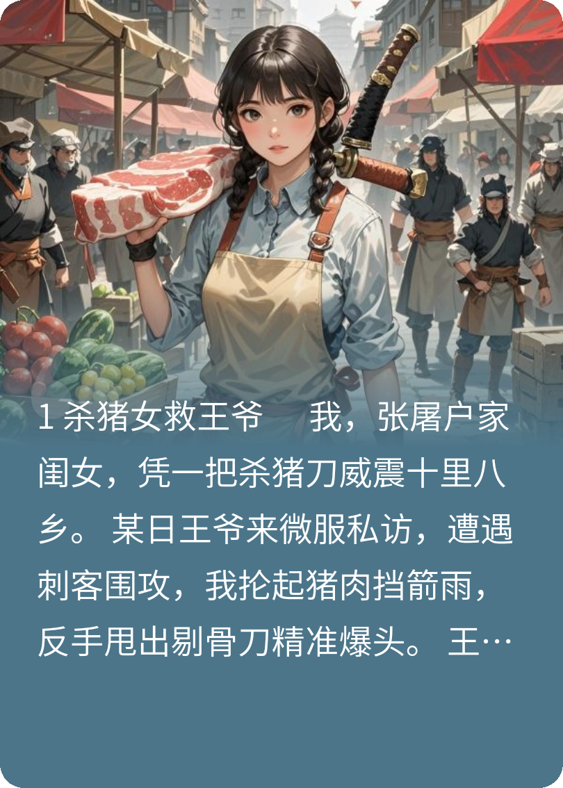 救命！殺豬的我被王爺扛回府了