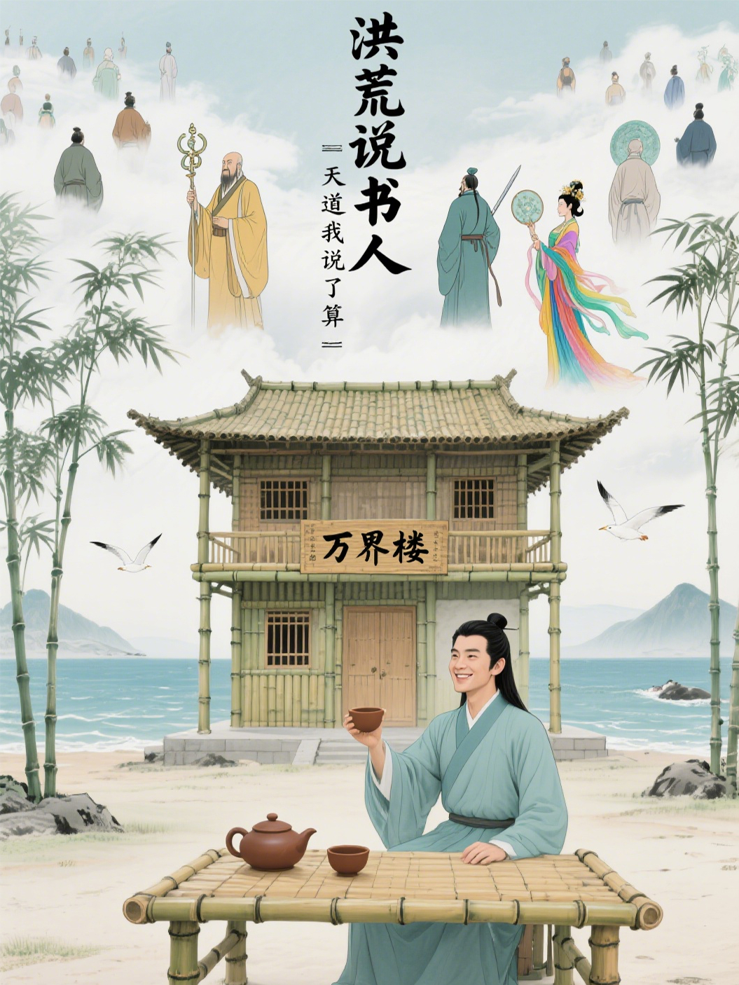 洪荒說(shuō)書(shū)人，我靠說(shuō)書(shū)喂飽天道