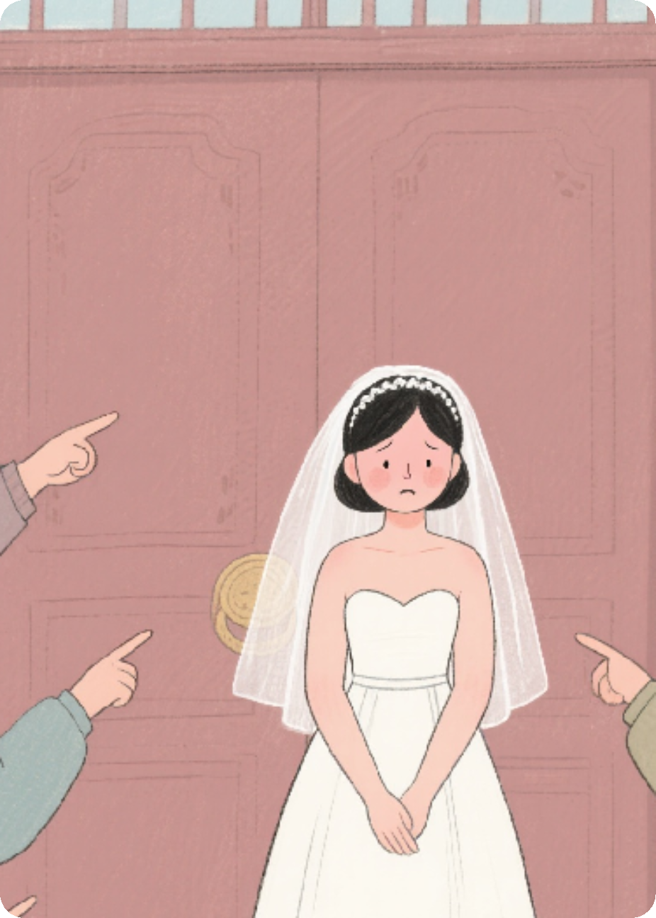 被刻意刁难的婚姻起点
