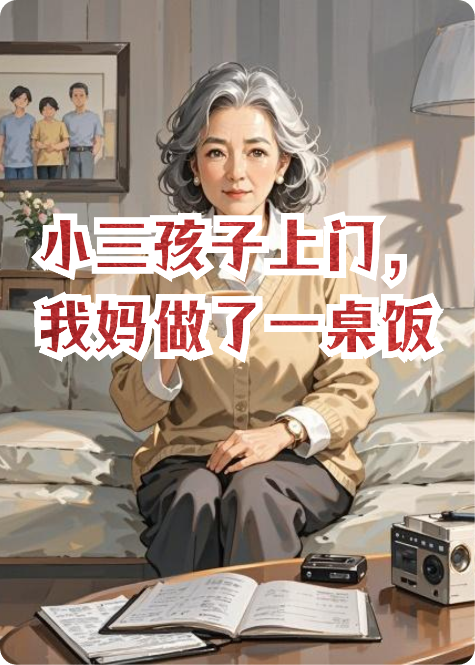 小三孩子上門，我媽做了一桌飯