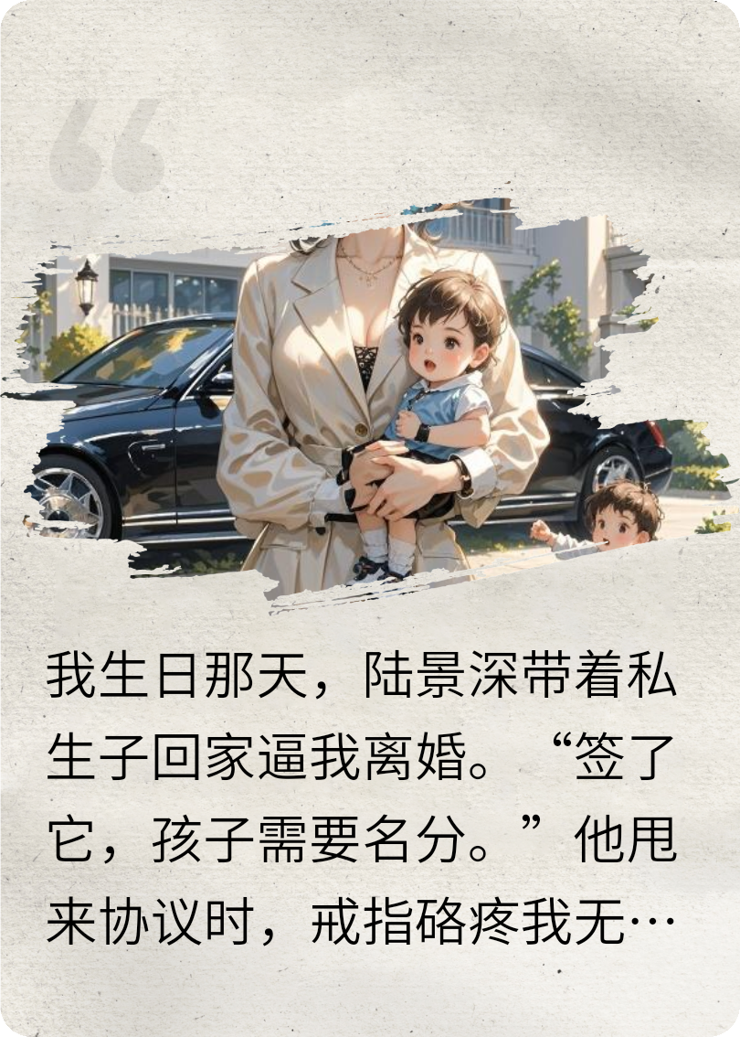 離婚當天，我成了他高攀不起的爹