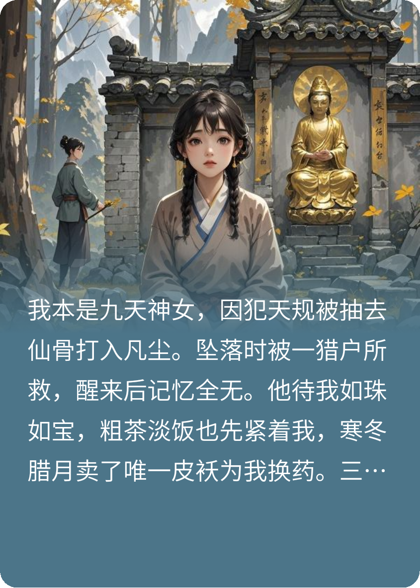 囚仙：神女落凡后失忆被夫君宠