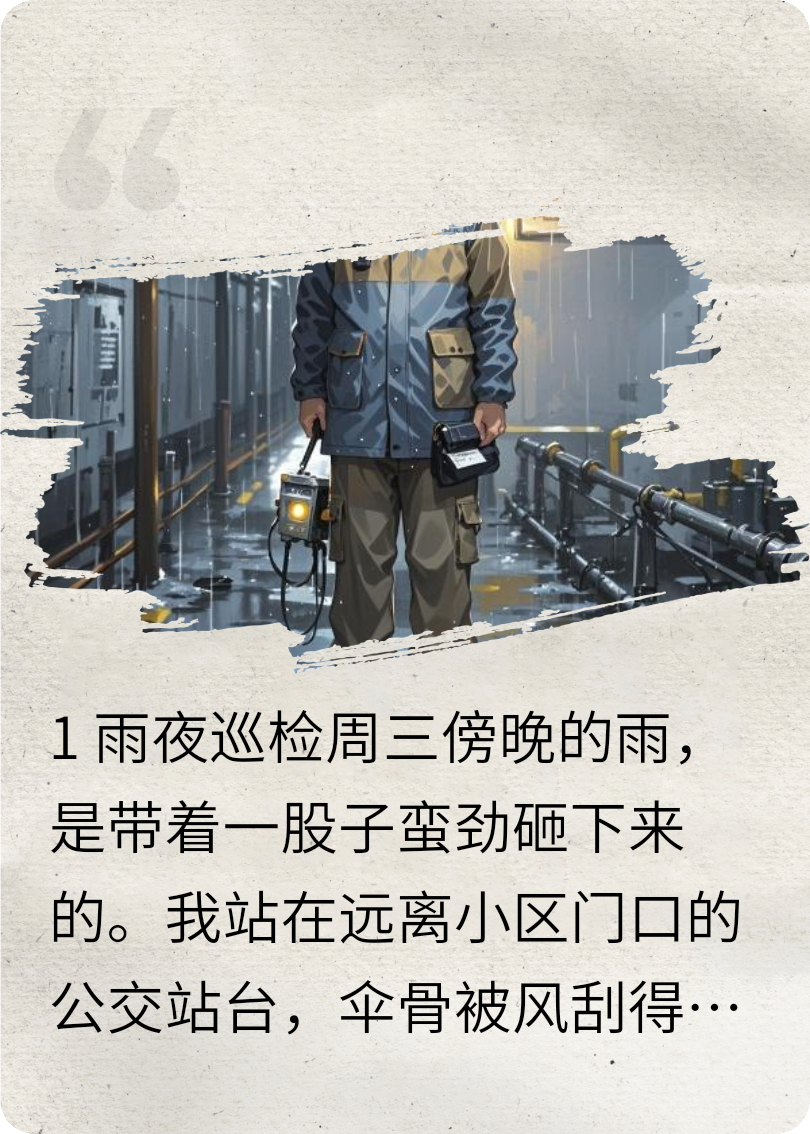 雨夜巡檢記：那些貼在“以人為本”標(biāo)語下的狼狽