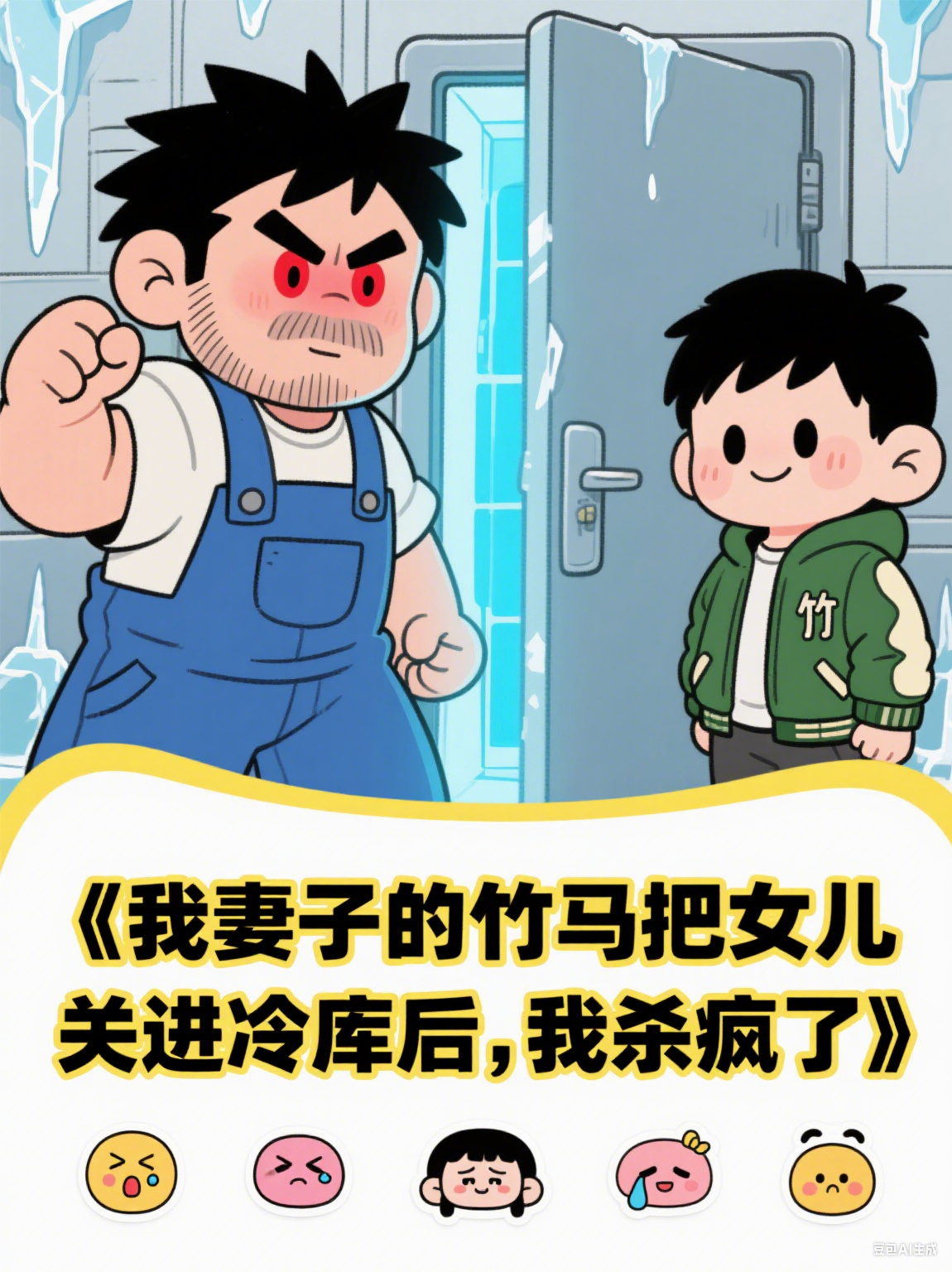 我妻子的竹馬把女兒關(guān)進(jìn)冷庫(kù)后，我殺瘋了