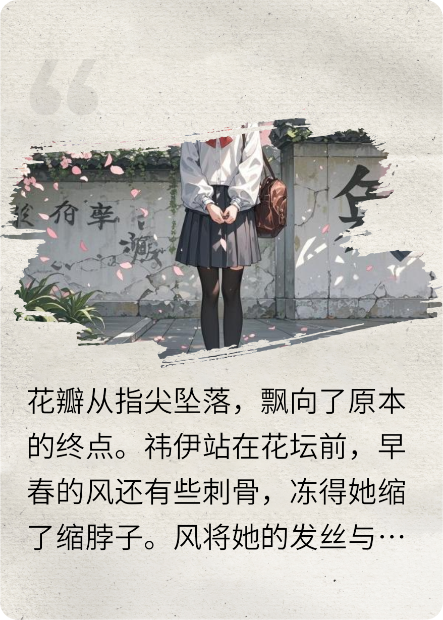 依偎在櫻花落盡時(shí)