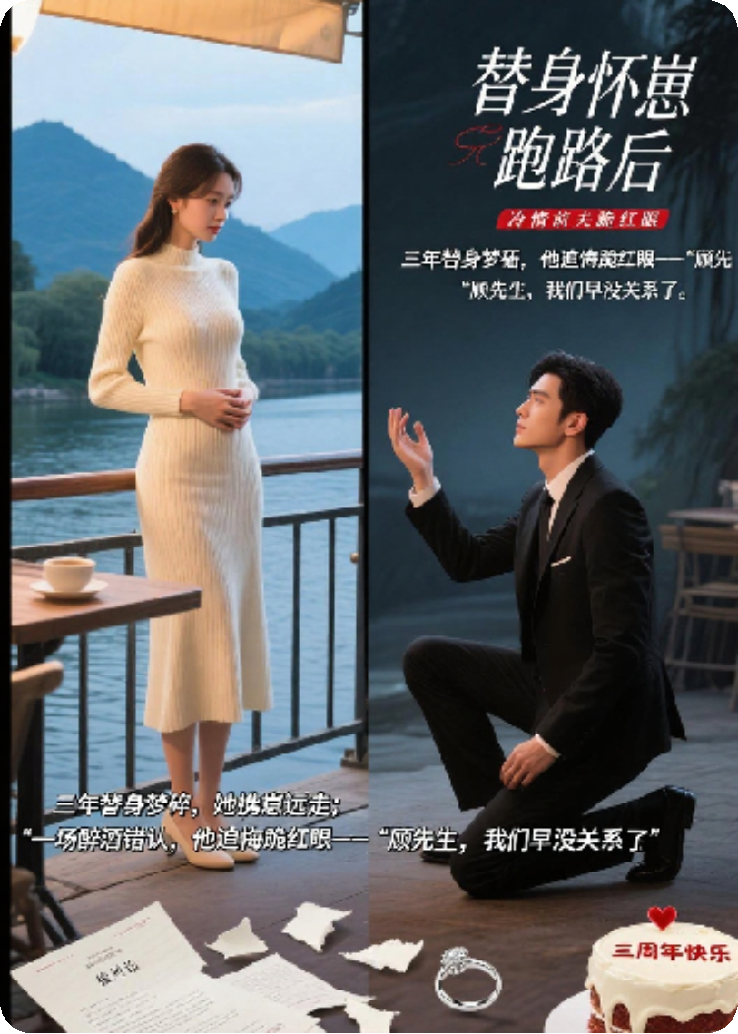 替身懷崽跑路后，冷情前夫跪紅眼