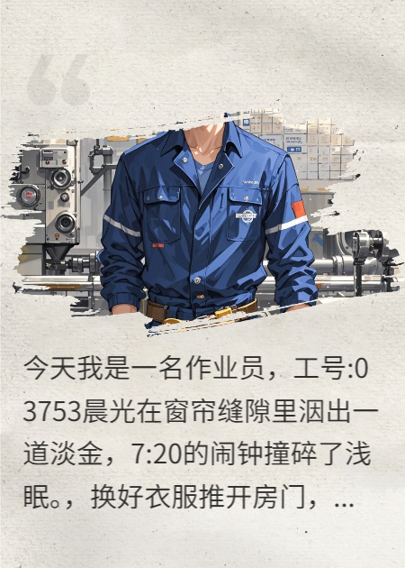 重生之今天我是一名作業(yè)員