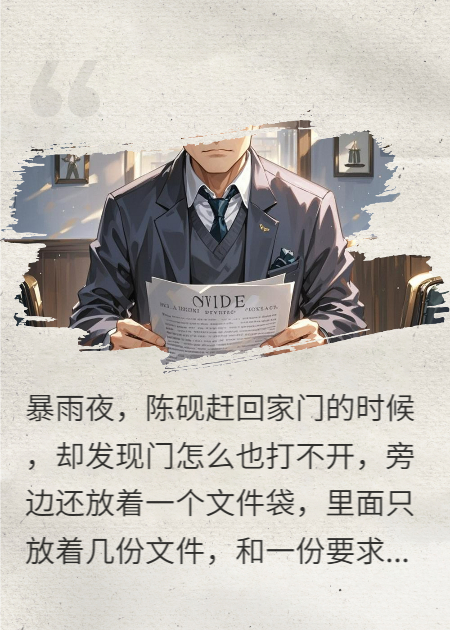 暴雨夜的離婚協(xié)議書