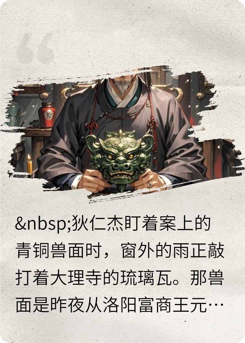 青銅獸面案