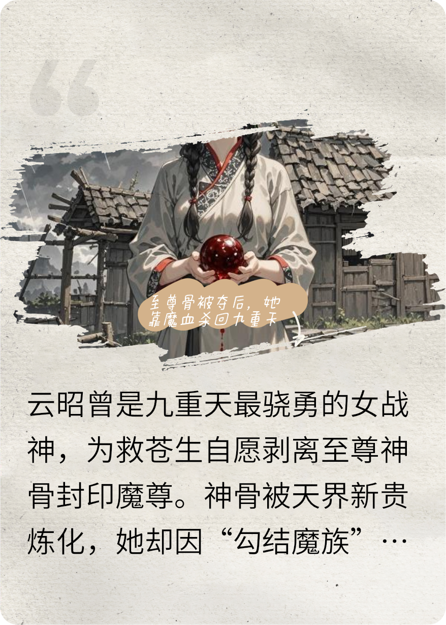至尊骨被夺后她靠魔血杀回九重天