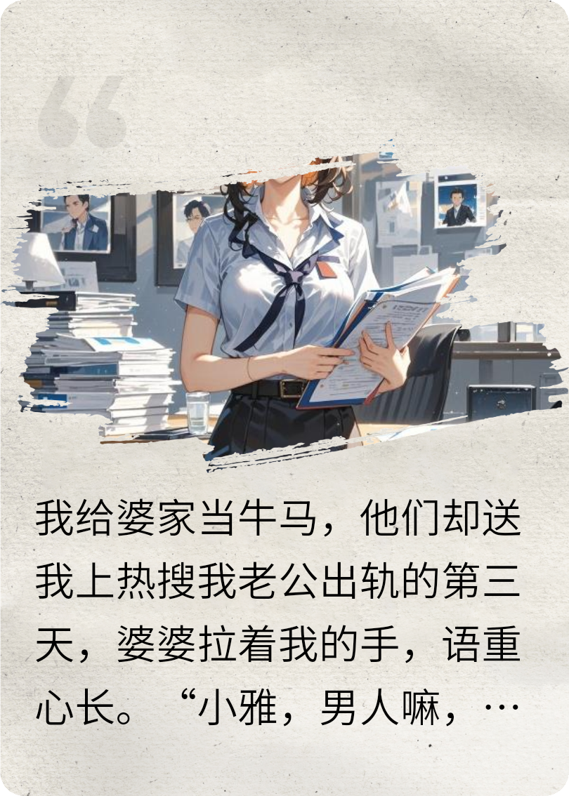 我給婆家當牛馬，他們卻送我上熱搜