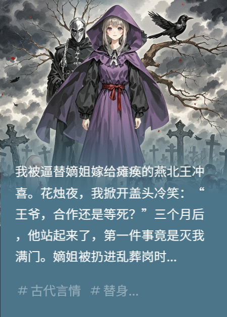 替嫁棄婦掀桌后，王爺追妻火葬場