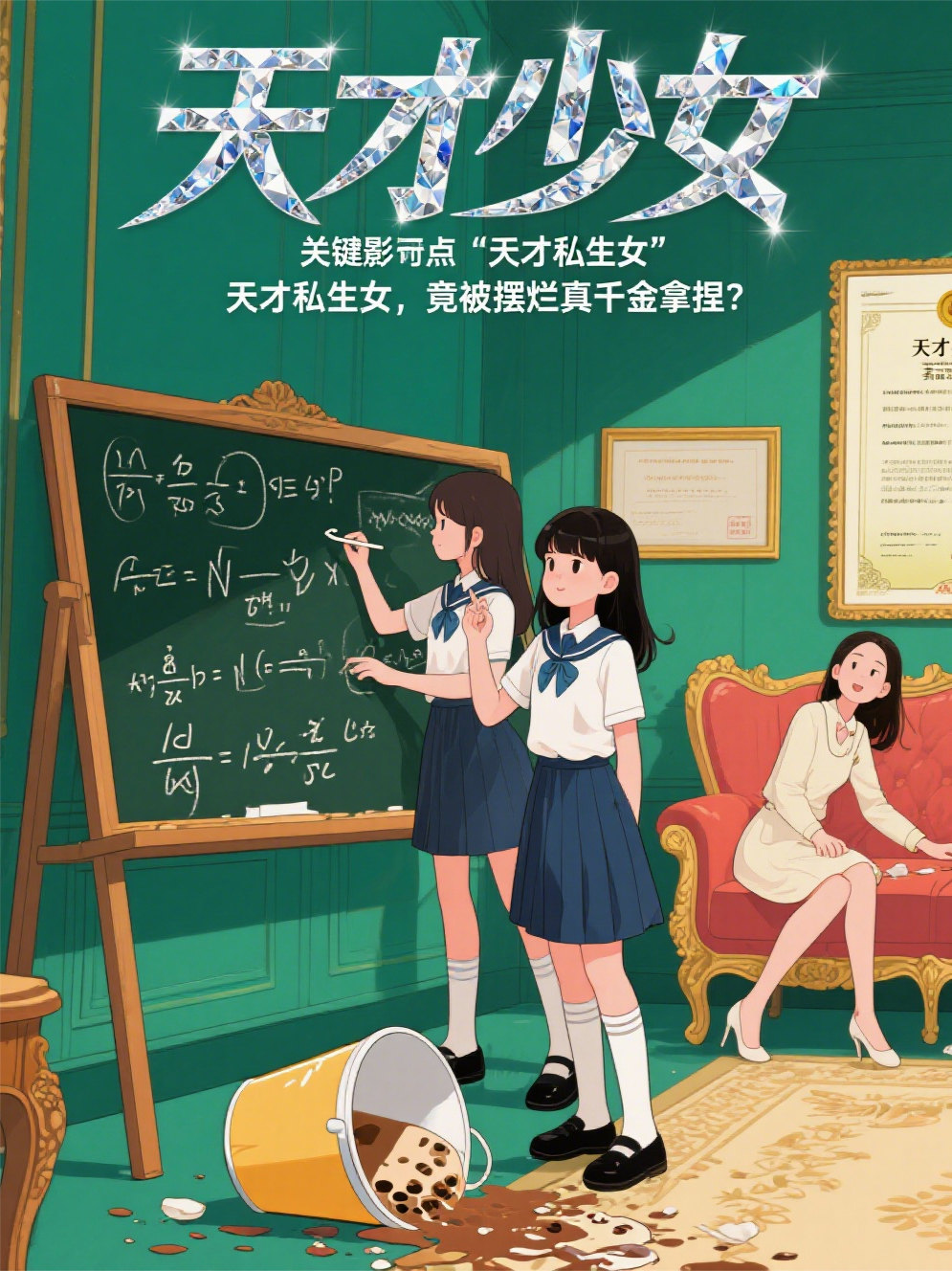 天才私生女，被擺爛真千金拿捏？