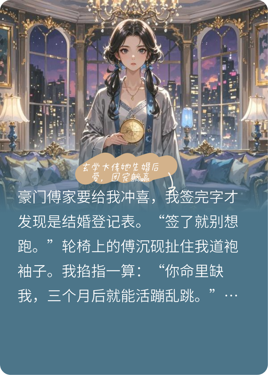 玄學大佬她先婚后愛，團寵躺贏
