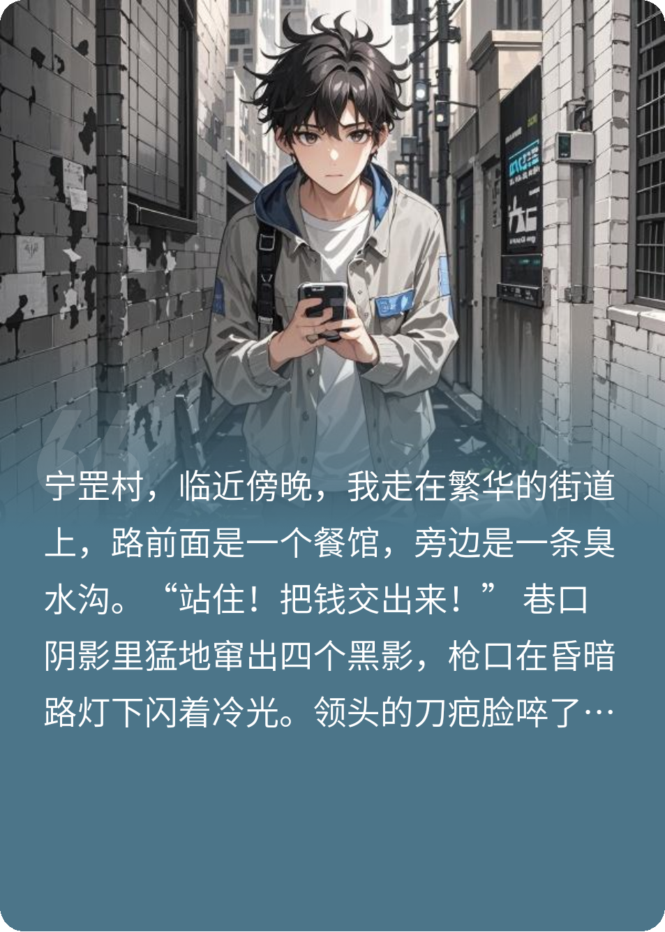 阿虎电话亭冰冷出现在什么小说里？
