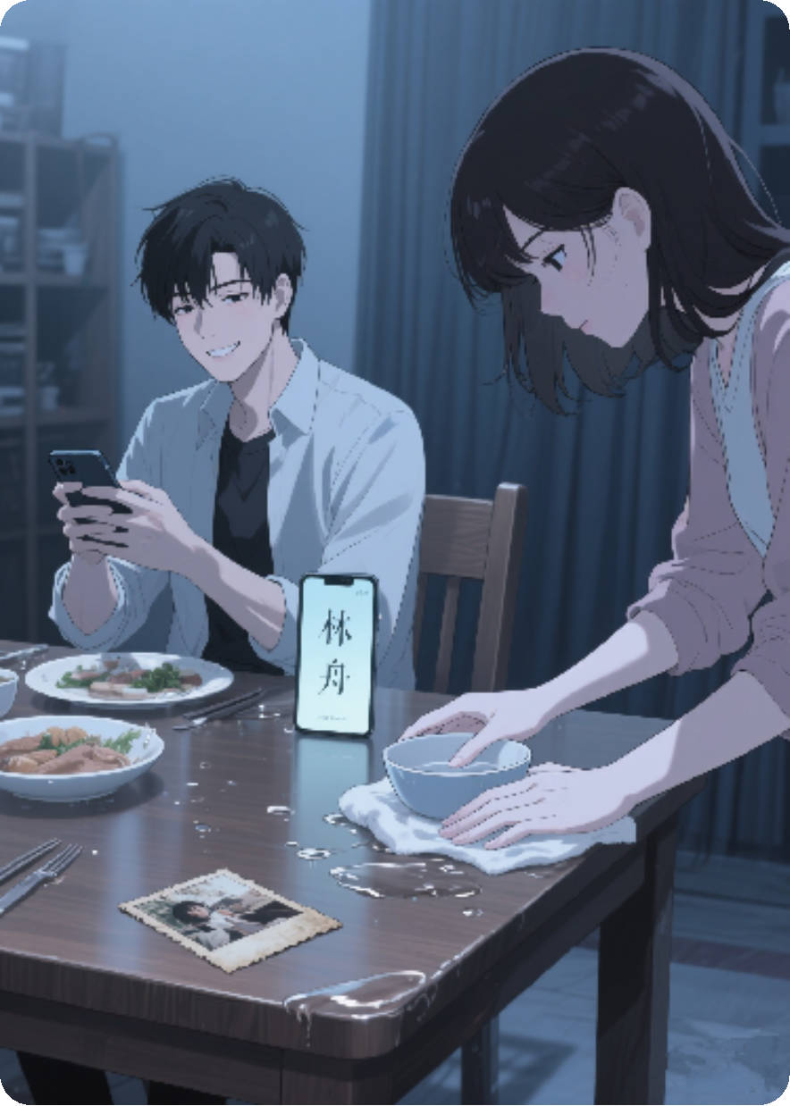 遞離婚證時，他說那白月光是男的