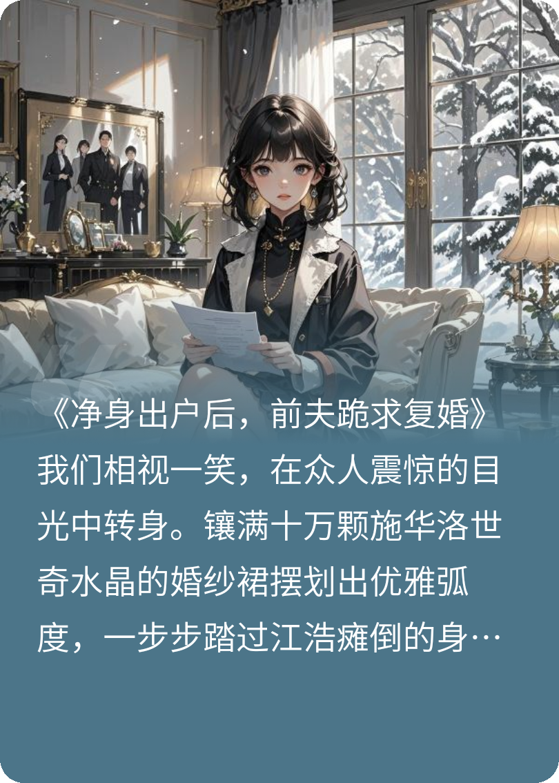 《凈身出戶后，前夫跪求復婚》