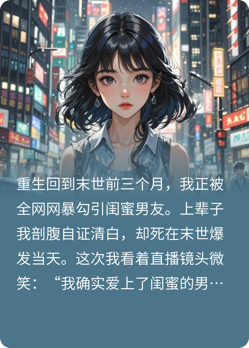 剖腹證清白后，渣男末世跪求我救命