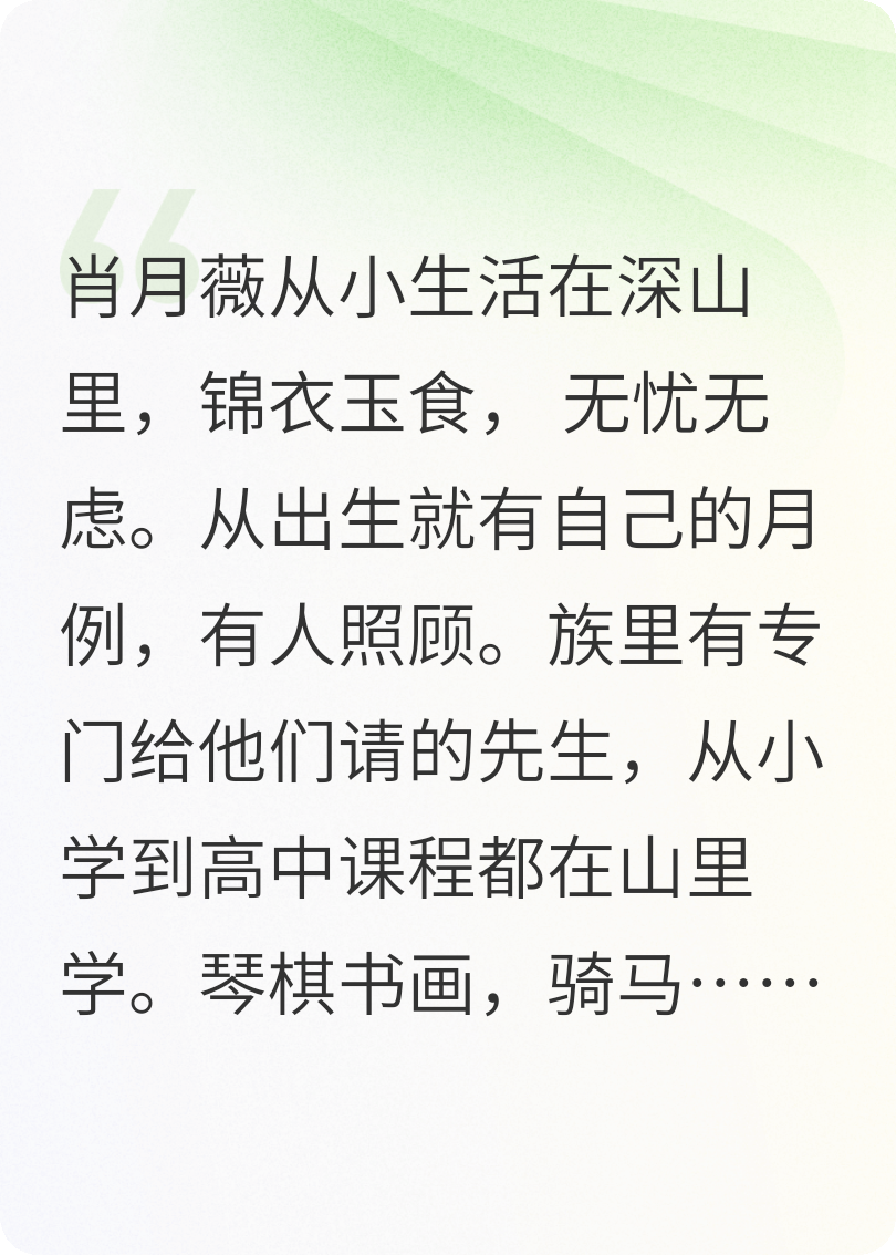 隱世家族之肖月薇