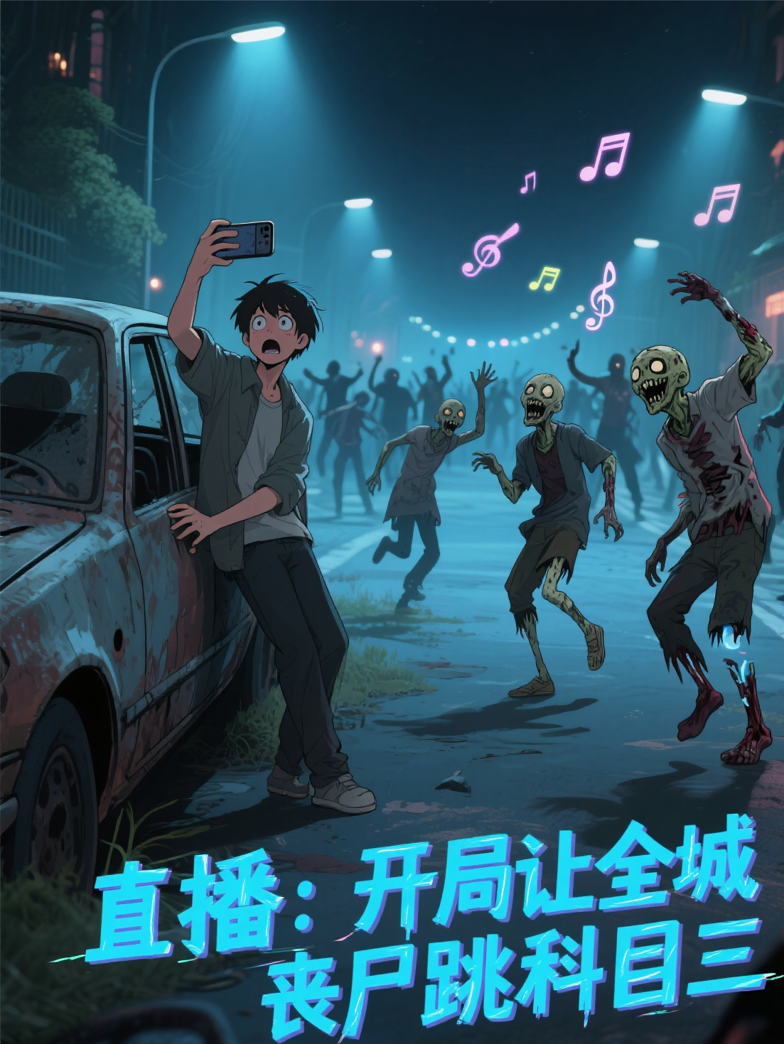 直播：開(kāi)局讓全城喪尸跳科目三