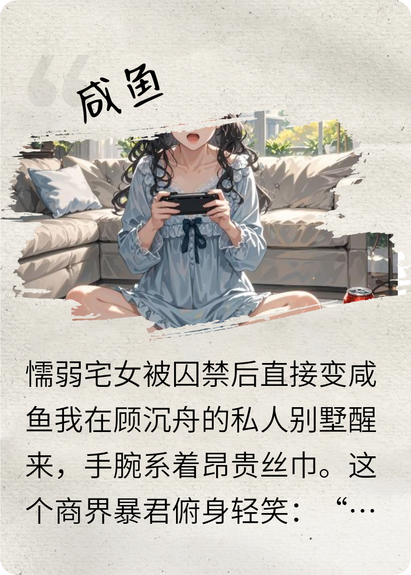 宅女被男主囚禁后，直接變咸魚