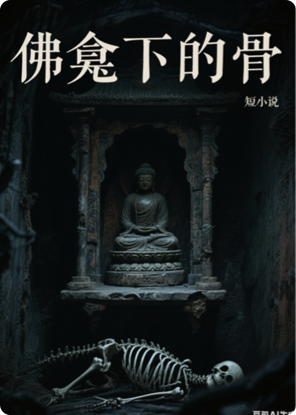佛龕下的骨