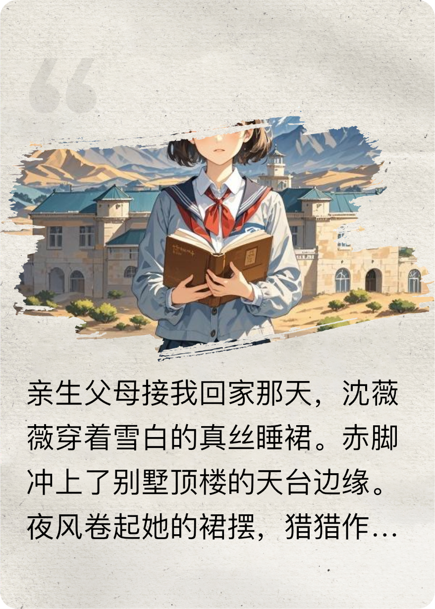 主角叫沈薇薇苏明娟沈国栋的小说名字是什么？