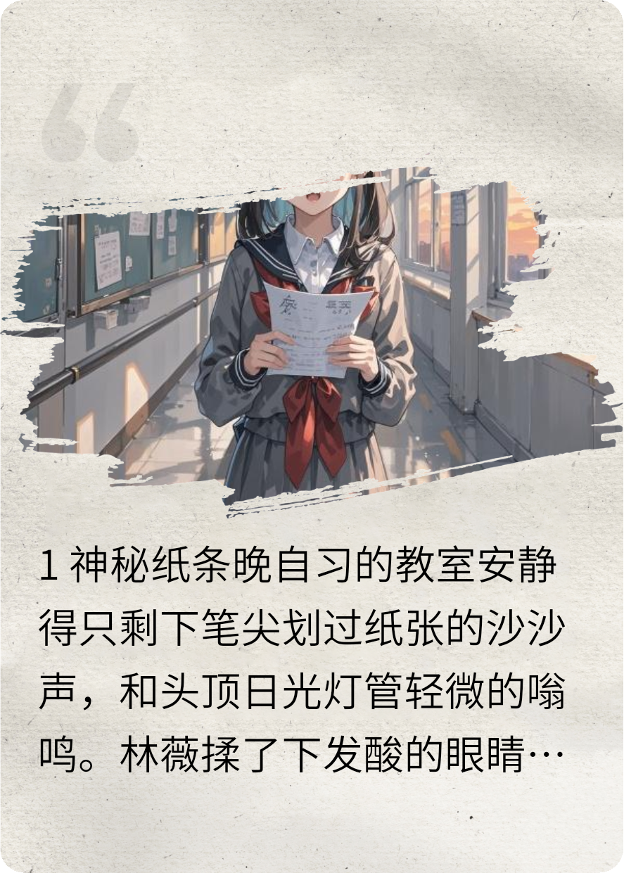 匿名紙條與十七歲