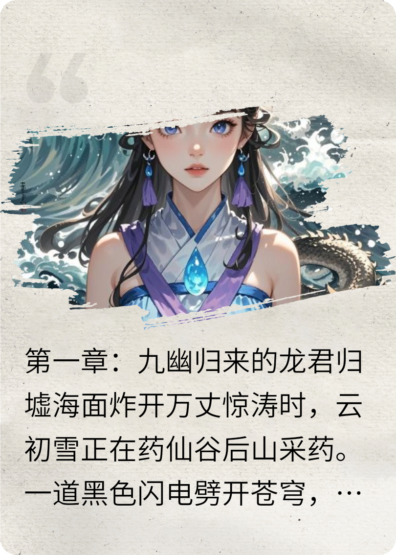 主角叫敖夜云初雪的小说名字是什么？