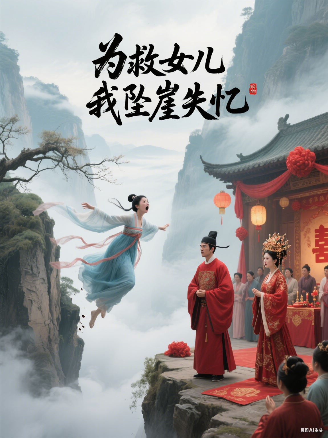 为救女儿我坠崖失忆