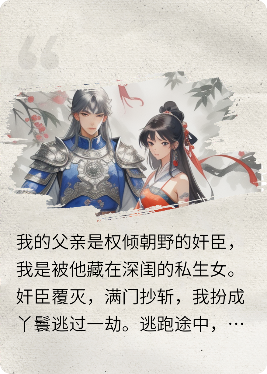 滿門抄斬后，我成了死對頭的丫鬟
