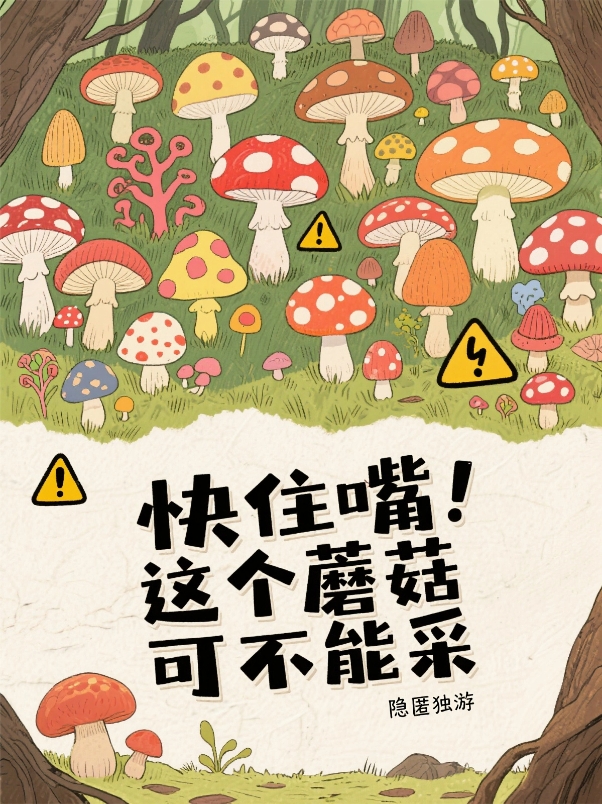 快住嘴！這個(gè)蘑菇可不能采