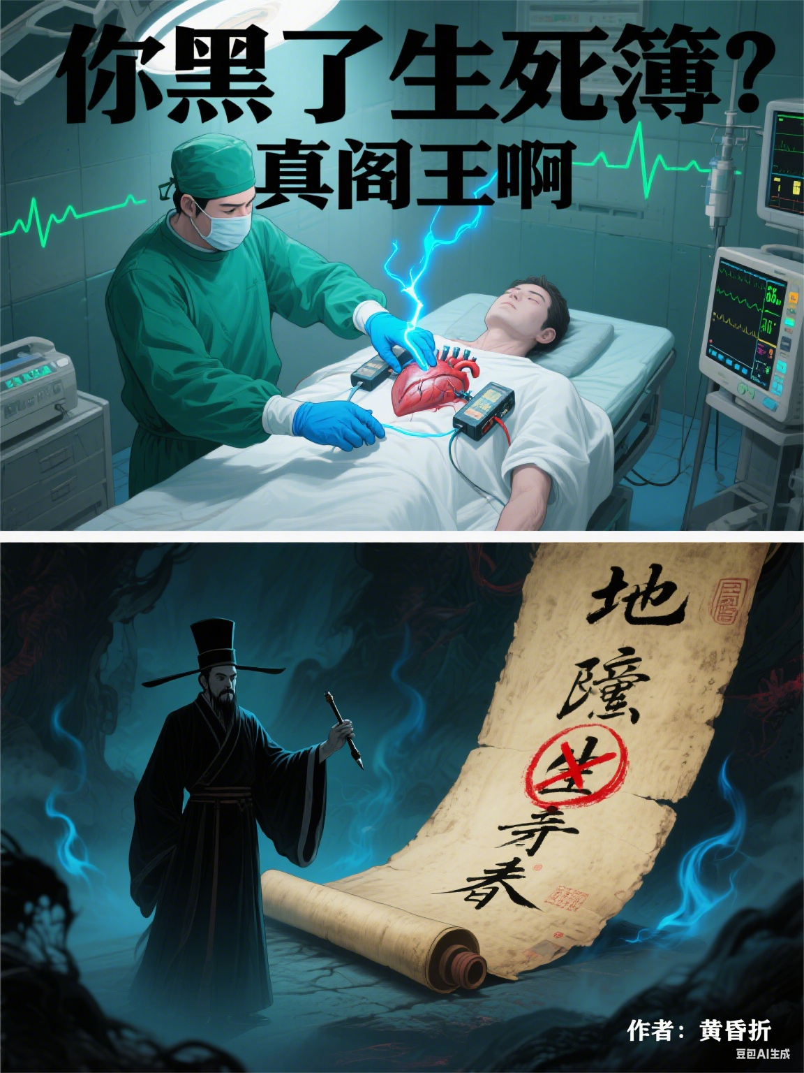 你黑了生死簿？真閻王啊