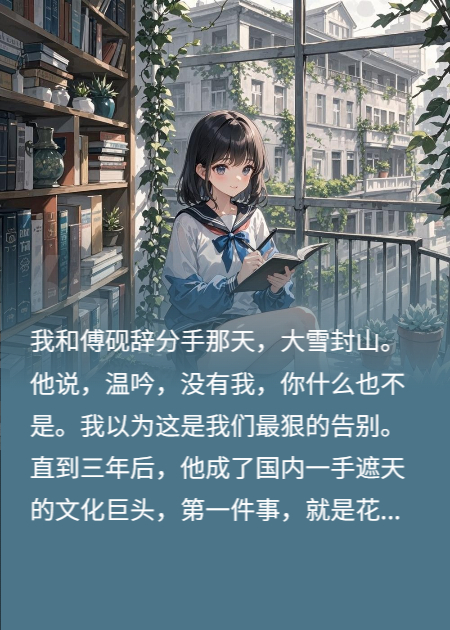 分手后，前任偷我手稿捧紅綠茶