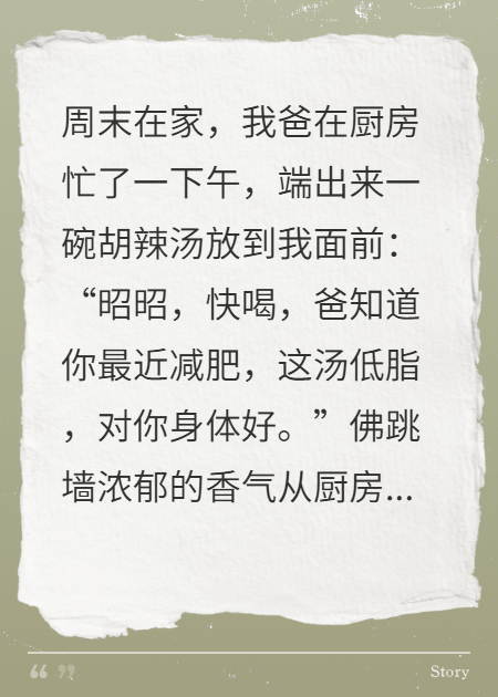 我爸给我热胡辣汤给继妹炖佛跳墙（昭昭婷婷）热文推荐+最新章节列表