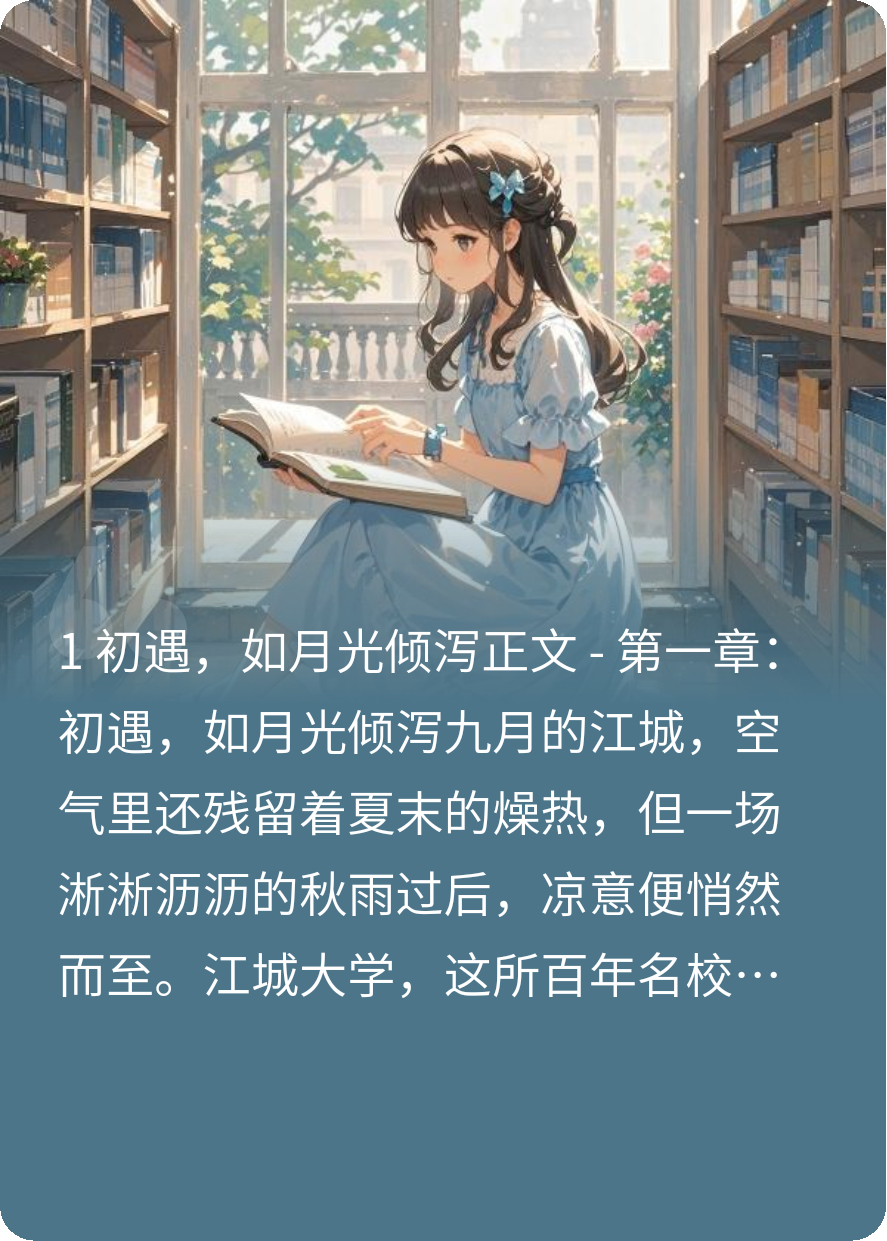 月光下的玉蘭花