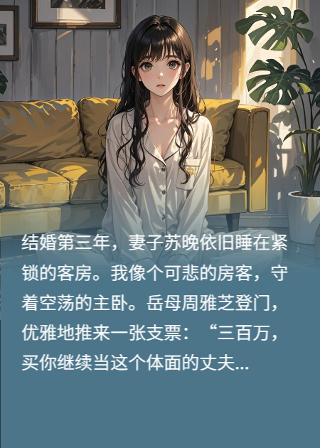 結(jié)婚三年不讓碰，岳母拿出支票