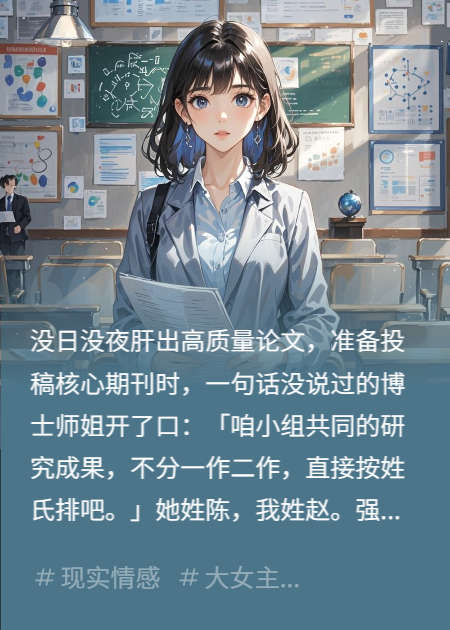 改姓愛后，搶我論文的學(xué)姐瘋了