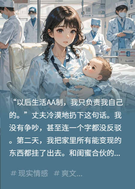 丈夫要AA制，我没闹，可他却慌了