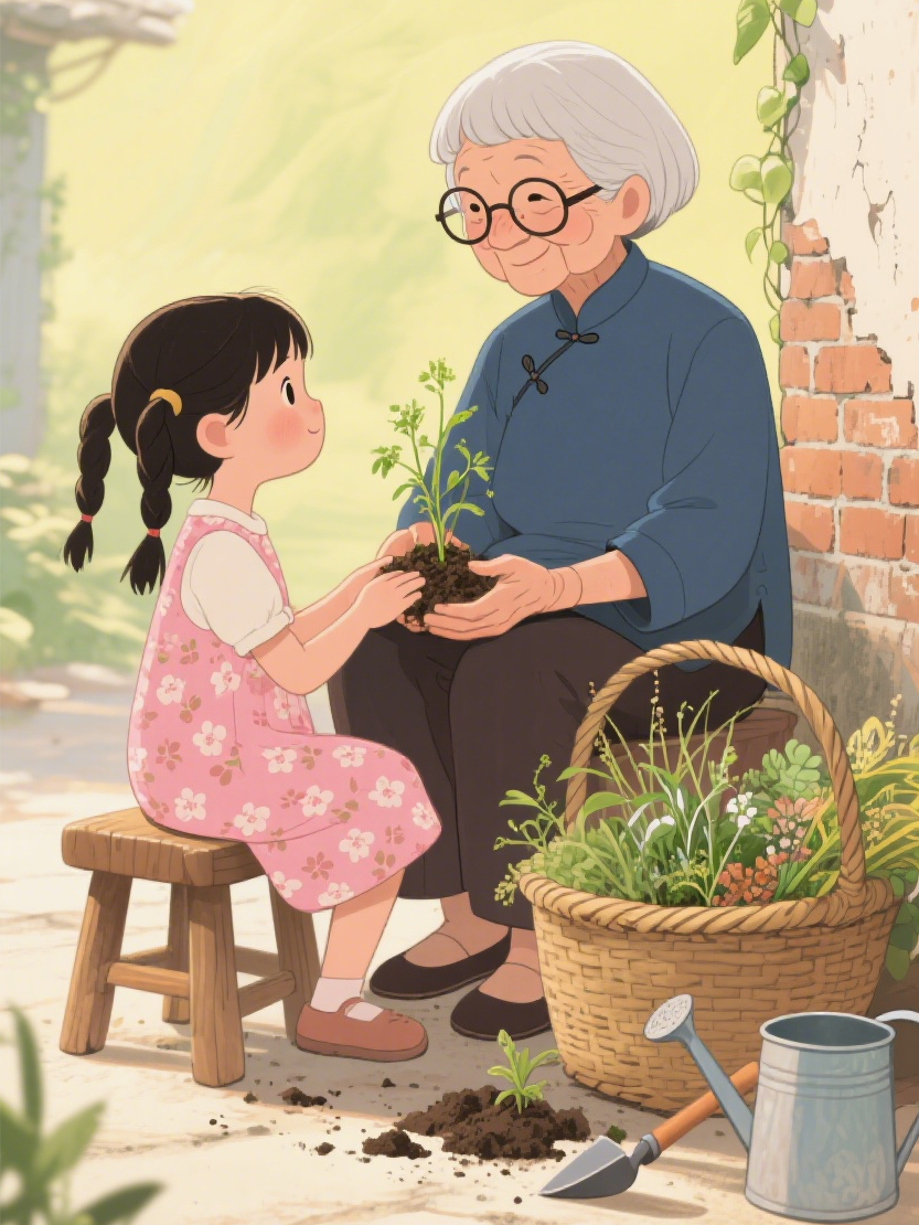 算法閉嘴，奶奶教我種野草