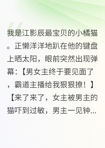 我家橘貓會直播