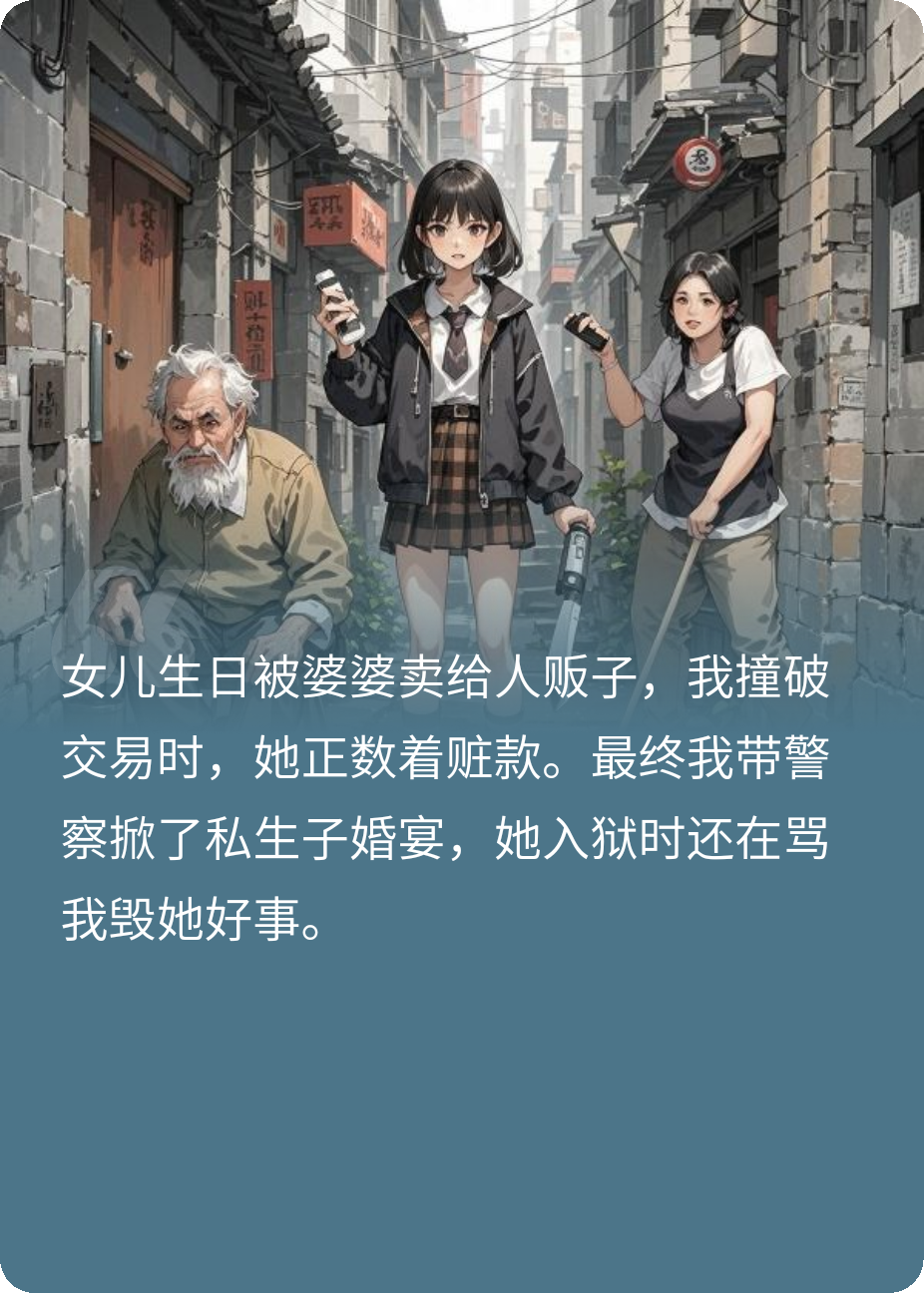 婆婆卖孙女凑彩礼我让她牢底坐穿
