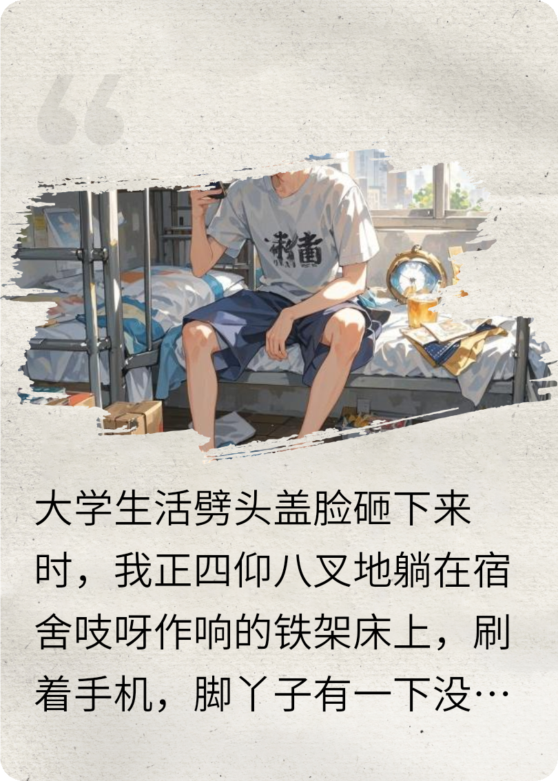 大學(xué)生活好，我又快樂了