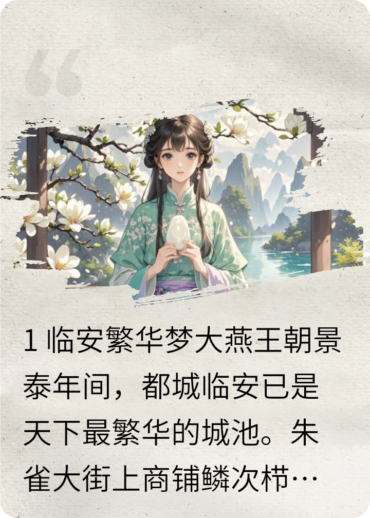 臨安月，故人心——記大燕王朝一段情深緣淺的傳說