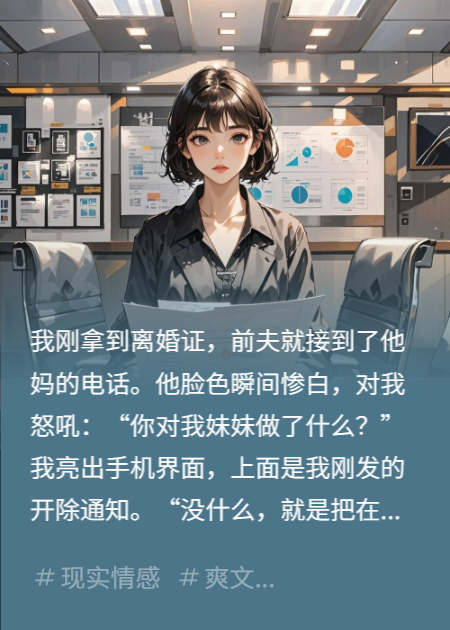 離婚那天，我把前夫全家炒了